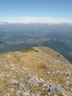 on the top of Cagire 6273feet/1912m