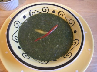 Molokhia soup