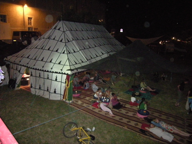 night life at the festival