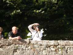 Gilles Hutchinson behind his camera